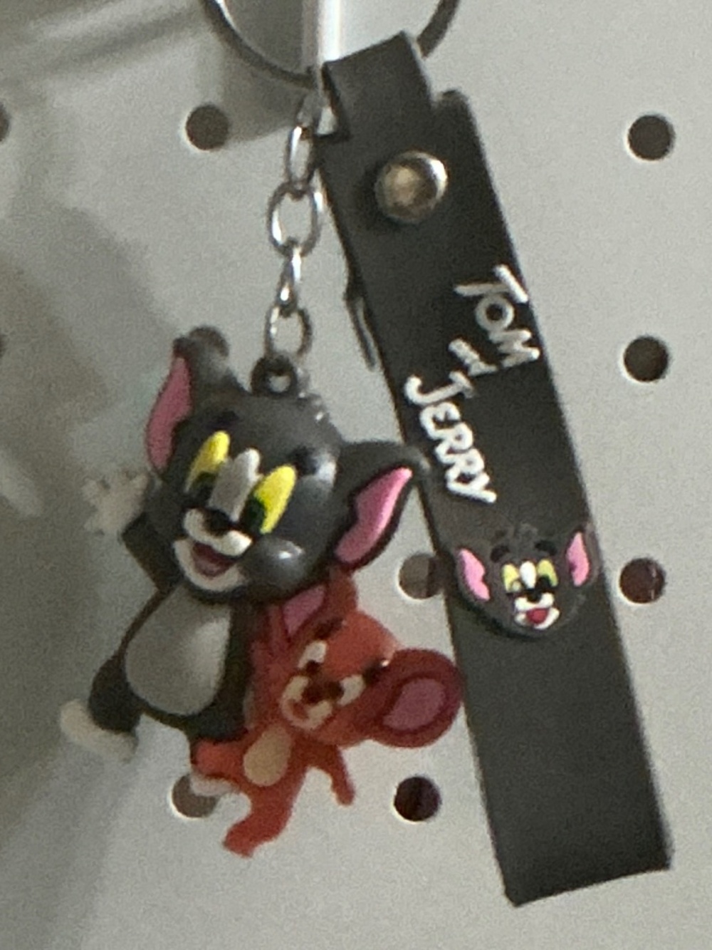 Tom & Jerry Inspired Keychain – Cute Cartoon Duo Bag Charm